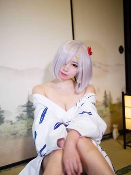 《舰队Collection》舰娘滨风秋季浴衣立绘 C O S P L A Y_0001