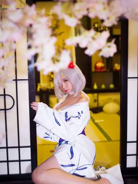 《舰队Collection》舰娘滨风秋季浴衣立绘 C O S P L A Y_0003