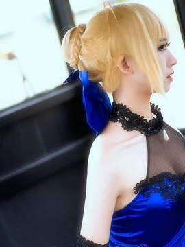 《FateGrand Order》extella saber礼服 C O S P L A Y_《Fate》saber-蓝礼服 (20)