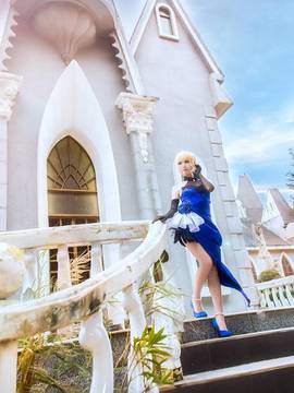 《FateGrand Order》extella saber礼服 C O S P L A Y_《Fate》saber-蓝礼服 (13)