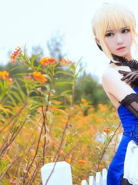 《FateGrand Order》extella saber礼服 C O S P L A Y_《Fate》saber-蓝礼服 (15)
