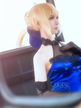 《FateGrand Order》extella saber礼服 C O S P L A Y_《Fate》saber-蓝礼服 (19)