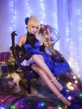 《FateGrand Order》extella saber礼服 C O S P L A Y_FateExtella 阿尔托利亚saber (4)