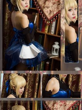《FateGrand Order》extella saber礼服 C O S P L A Y_fateextella设定集小礼服 (3)
