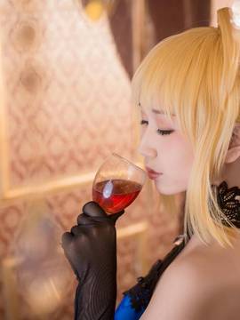 《FateGrand Order》extella saber礼服 C O S P L A Y_FateExtrella saber 蓝礼服 (6)