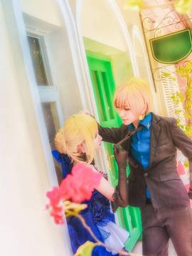 《FateGrand Order》extella saber礼服 C O S P L A Y_双王金剑 (3)