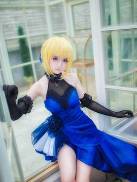 《FateGrand Order》extella saber礼服 C O S P L A Y_双王金剑 (11)