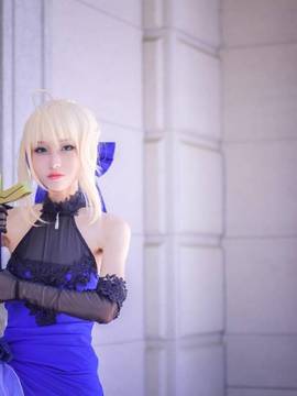 《FateGrand Order》extella saber礼服 C O S P L A Y_双王金剑 (17)