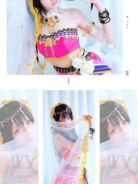 《Love Live!》谬斯舞娘大队 C O S P L A Y_《LOVE LIVE!》矢泽妮可园田海未之舞娘觉醒 (3)