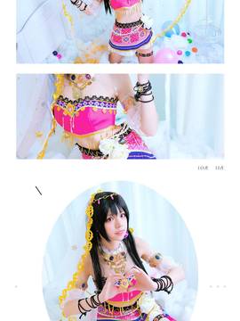 《Love Live!》谬斯舞娘大队 C O S P L A Y_《LOVE LIVE!》矢泽妮可园田海未之舞娘觉醒 (5)