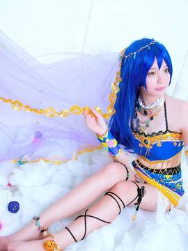 《Love Live!》谬斯舞娘大队 C O S P L A Y_《LOVE LIVE!》矢泽妮可园田海未之舞娘觉醒 (12)