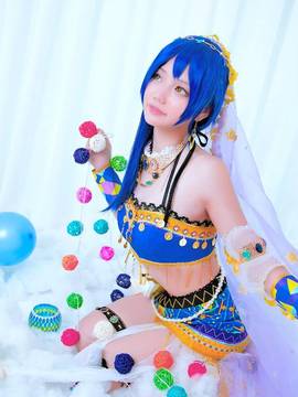 《Love Live!》谬斯舞娘大队 C O S P L A Y_《LOVE LIVE!》矢泽妮可园田海未之舞娘觉醒 (14)