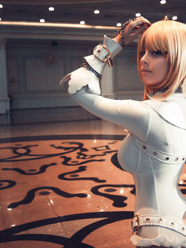 [disharmonica] Saber bride cosplay by Helly von Valentine_007