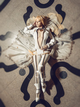 [disharmonica] Saber bride cosplay by Helly von Valentine_012