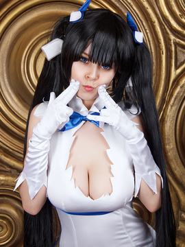 [Disharmonica] DanMachi - Hestia cosplay by Helly von Valentine_005