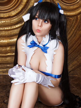 [Disharmonica] DanMachi - Hestia cosplay by Helly von Valentine_008