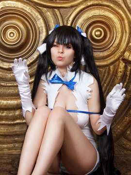 [Disharmonica] DanMachi - Hestia cosplay by Helly von Valentine_011