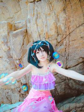 《Love Live!》矢澤妮可人鱼 C O S P L A Y_和妮可一起放声歌唱吧~ 人鱼觉醒妮可 (3)