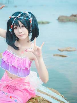 《Love Live!》矢澤妮可人鱼 C O S P L A Y_和妮可一起放声歌唱吧~ 人鱼觉醒妮可 (6)