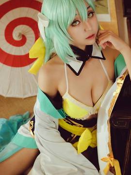 《Fate Grand Order》清姬 C O S P L A Y_枪清姬一破 (1)