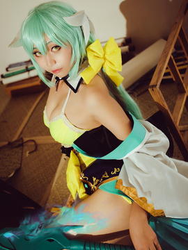 《Fate Grand Order》清姬 C O S P L A Y_枪清姬一破 (2)