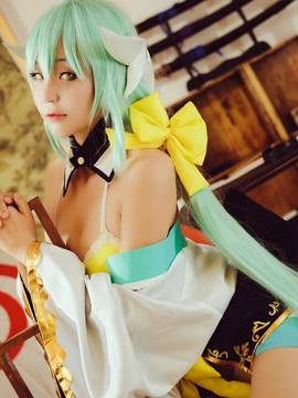 《Fate Grand Order》清姬 C O S P L A Y_枪清姬一破 (3)