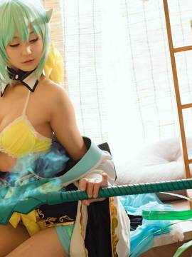 《Fate Grand Order》清姬 C O S P L A Y_枪清姬一破 (9)