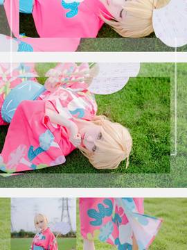 《Fate Grand Order》尼禄夏日祭浴衣 C O S P L A Y_+｡Fate｡+系列 尼禄 挂画版浴衣 (25)