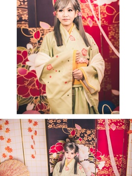 《偶像大师灰姑娘女孩》小早川纱枝和服 C O S P L A Y_0003