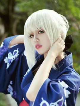 《命运之夜》SABER&远坂凛浴衣Ver. C O S P L A Y_0021