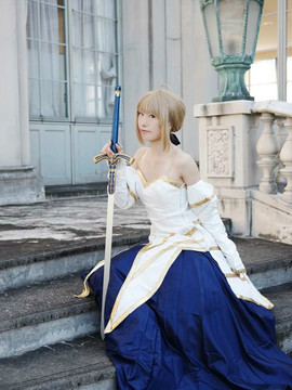 《型月十周年》SABER反串月姬COSPLAY_0011