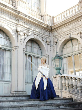 《型月十周年》SABER反串月姬COSPLAY_0012