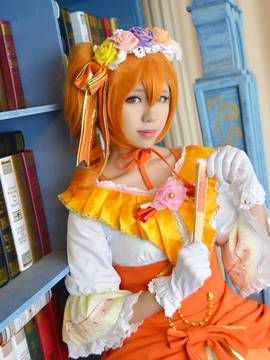 《Love Live! 》穗乃果宫廷礼服舞踏会 C O S P L A Y_lovelive舞踏会觉醒舞会果果 果皇 高坂穗乃果 (7)