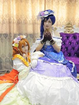 《Love Live! 》穗乃果宫廷礼服舞踏会 C O S P L A Y_【舞会觉醒果】 (2)