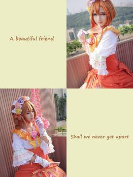 《Love Live! 》穗乃果宫廷礼服舞踏会 C O S P L A Y_【舞会觉醒果】 (3)