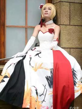 《Fate Grand Order》月刊特典saber&nbsp;&nbsp;C O S P L A Y_伪正片系列的外场照 (2)