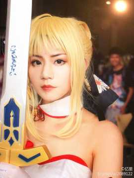 《Fate Grand Order》月刊特典saber&nbsp;&nbsp;C O S P L A Y_】双吾王·未着花 (9)