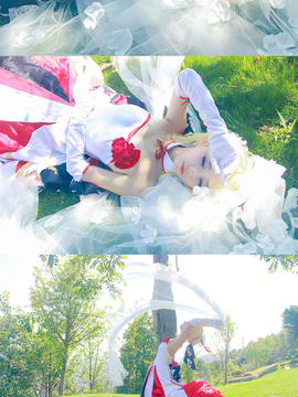 《Fate Grand Order》月刊特典saber&nbsp;&nbsp;C O S P L A Y_Saber仙鹤礼服 (13)