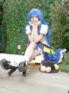 [ReBELLaRT]  東方乙女乱舞vol.002 天然美少女コスプレイヤー『あらい夜魅』のギリギリデジタル写真集「比那名●天子」_095