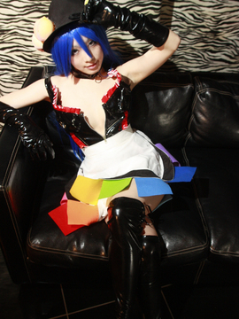 [ReBELLaRT]  東方乙女乱舞vol.002 天然美少女コスプレイヤー『あらい夜魅』のギリギリデジタル写真集「比那名●天子」_396