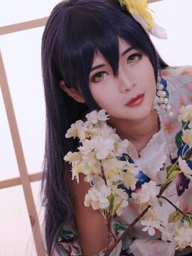《lovelive！》田园海未觉醒浴衣C O S P L A Y_0012