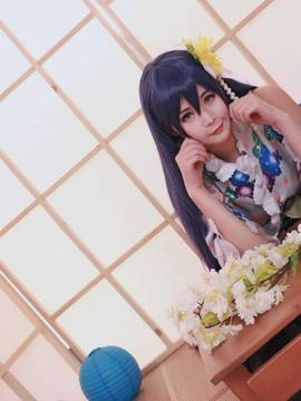 《lovelive！》田园海未觉醒浴衣C O S P L A Y_0015