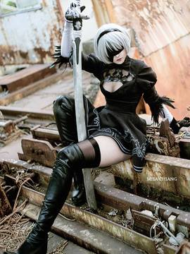 Nier Automata - Yorha No.2 Type B cosplay by Misa Chiang_003