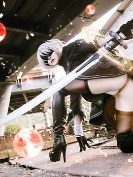 Nier Automata - Yorha No.2 Type B cosplay by Misa Chiang_009