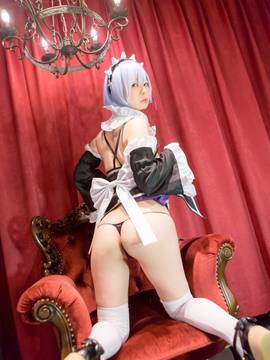Reゼロから始めるうしじまのコスプレ生活 レム うしじまいい肉_087