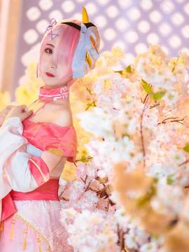 《Re从零开始的异世界生活》拉姆蕾姆祭典和服 C O S P L A Y_拉姆蕾姆祭典和服 (2)