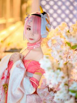 《Re从零开始的异世界生活》拉姆蕾姆祭典和服 C O S P L A Y_拉姆蕾姆祭典和服 (4)