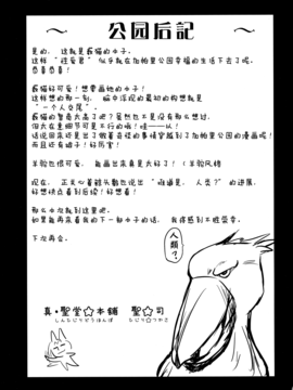 [无毒汉化组] (サンクリ2017 Winter) [真・聖堂☆本舗 (聖☆司)] すごーい！あなたはひとり交尾ごっこがとくいなフレンズなんだねー♪ - サーバルちゃんに、『繁殖のための交尾』じゃない、気持ち良くなるための『生ハメセックス』教えてあげる話。 (けものフレンズ)_020