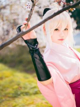 《FATE》樱saber 冲田总司  C O S P L A Y_桜咲く (5)