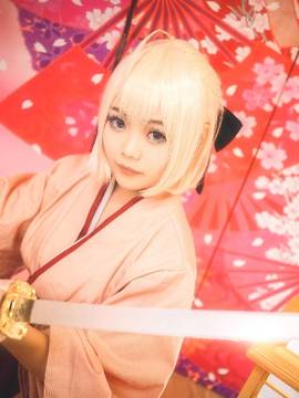 《FATE》樱saber 冲田总司  C O S P L A Y_fateGrand order 冲田总司 (3)